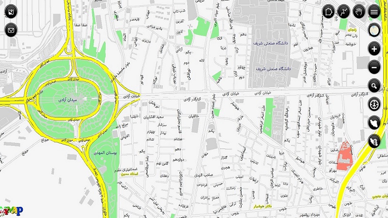 سامانه اطلاعات مکانی نقشه من